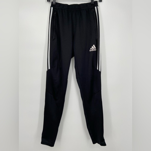 Adidas jogger pants, zipper at slim‎ ankle, sz S
